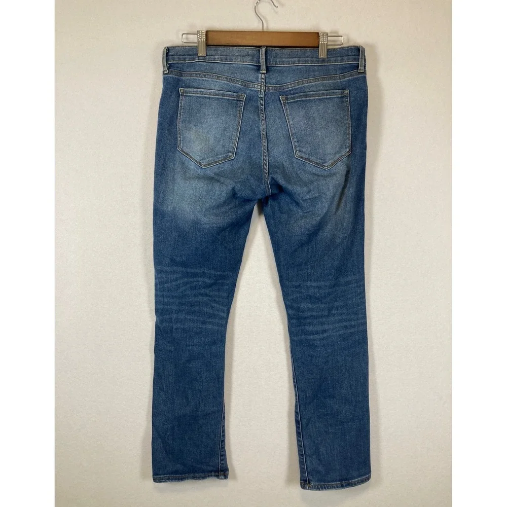 Distressed Banana Republic Mens‎ 29 Blue Straight Leg Premium Denim Jeans